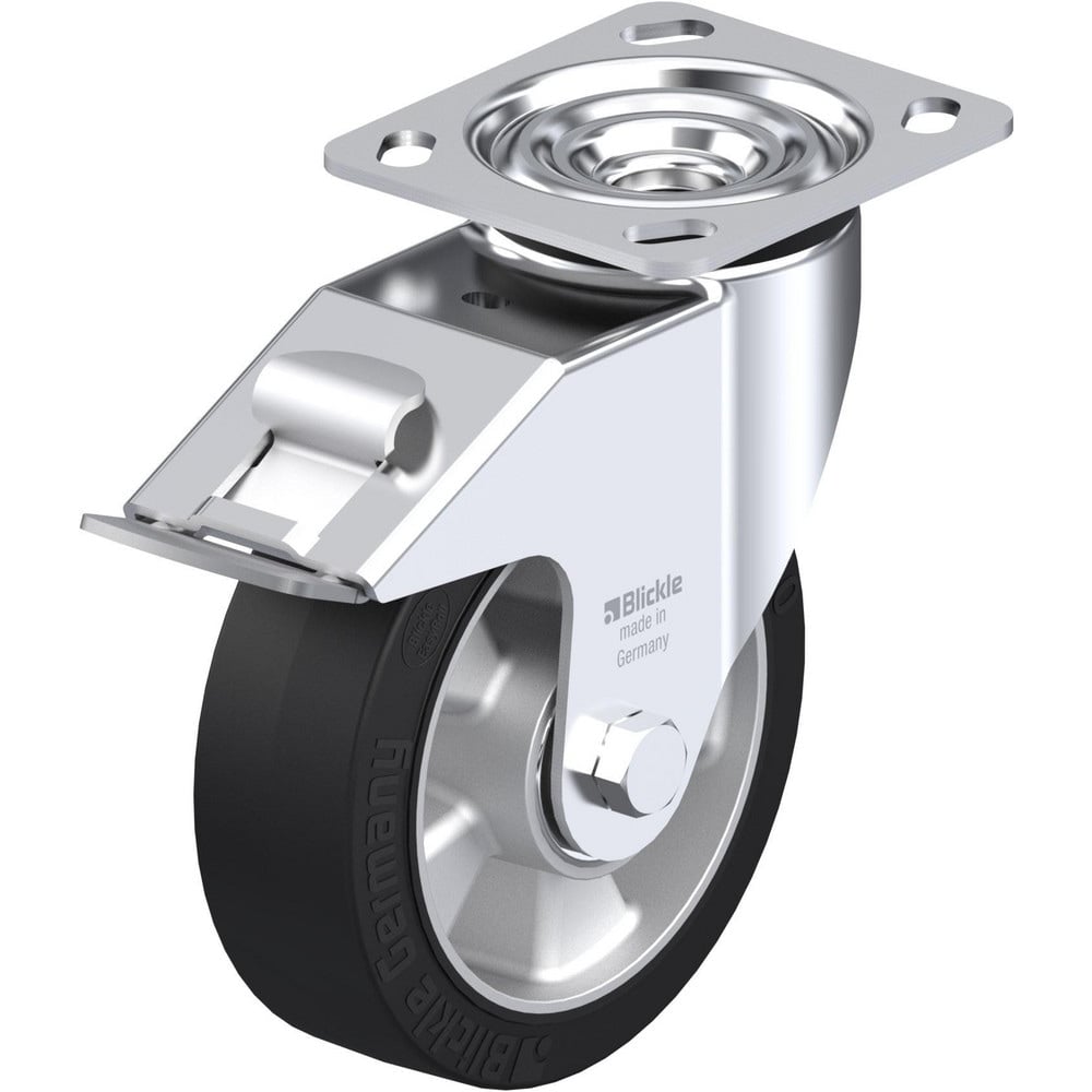 Top Plate Casters, Mount Type: Plate , Number of Wheels: 1.000 , Wheel Diameter (Inch): 8 , Wheel Material: Synthetic , Wheel Width (Inch): 2  MPN:932138