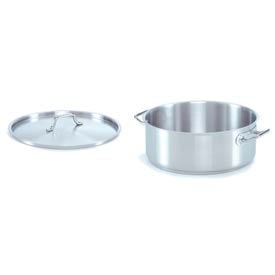 Alegacy SSBR20 - 18/8 Stainless Steel Brazier w/ Cover 20 Qt. SSBR20