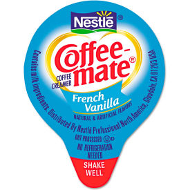 Coffee mate® Non-Dairy Liquid Creamer Mini Cups French Vanilla  0.375 oz. 180/Box NES35070