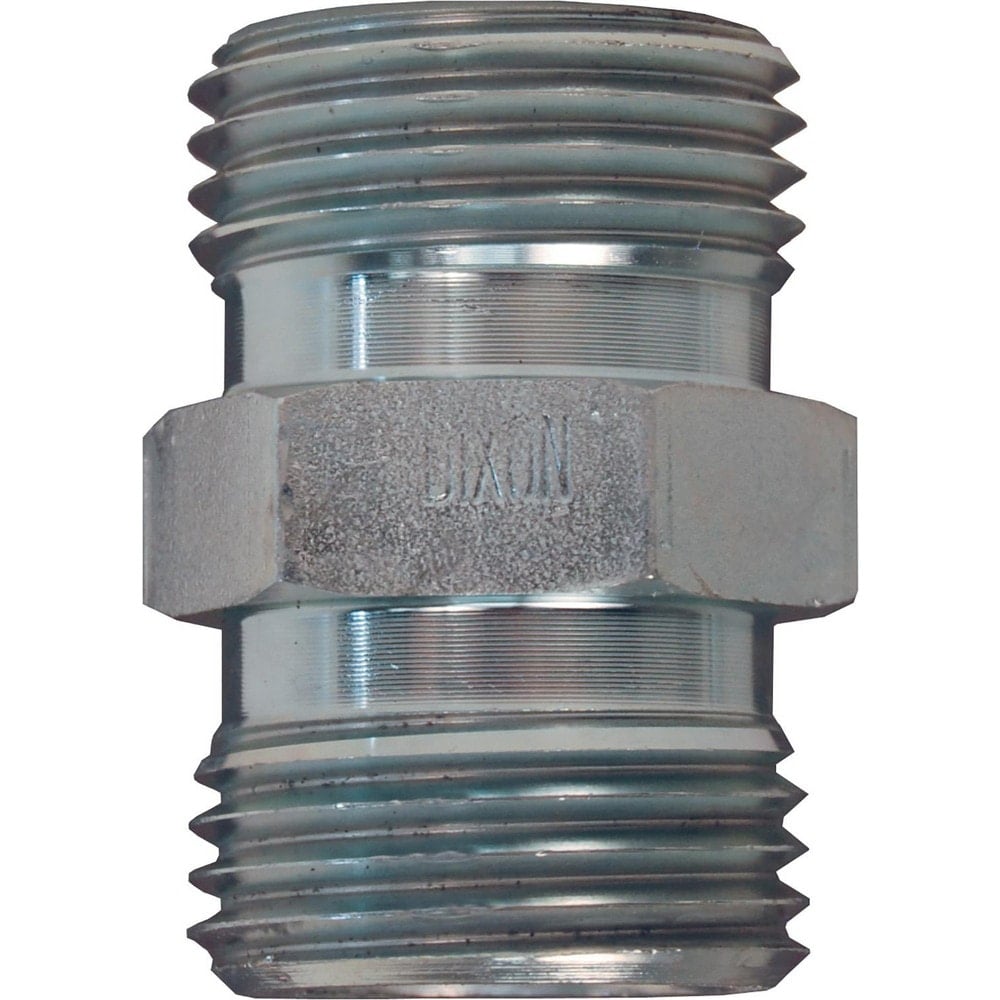 Ground Joint Hose Couplings, Thread Type: UN x UN , Thread Size: 1-3/4-8 , Type: Spud , Material: Plated Steel , Size: 3/4 in, 1 in  MPN:GDL25