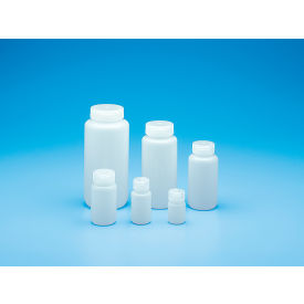 Qorpak® 1oz Natural Wide Mouth HDPE Round Bottle w/28mm PP Cap w/Integral Seal Ring 72PK 249622