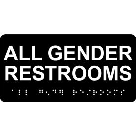 AccuformNMC™ ADA Braille Sign All Gender Restrooms 6