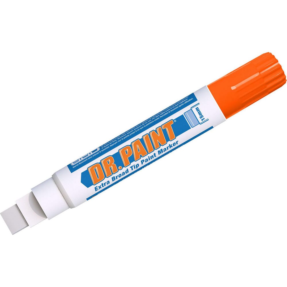 Markers & Paintsticks, Marker Type: Liquid Paint Marker, Tip Shape: Chisel, Color: Orange, Ink Type: Water Base, Fade Resistant, Water Resistant MPN:10887