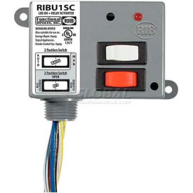 RIB® Enclosed Relay RIBU1SC 10A SPDT 10-30VAC/DC/120VAC Override RIBU1SC