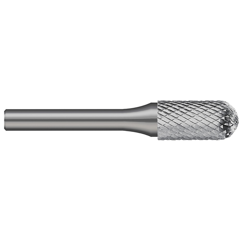 Burrs, Industry Specification: SC-42 , Head Shape: Ball Nose Cylinder , Cutting Diameter (Inch): 3/16 , Cutting Diameter: 0.1875 , Tooth Style: Double Cut  MPN:708112