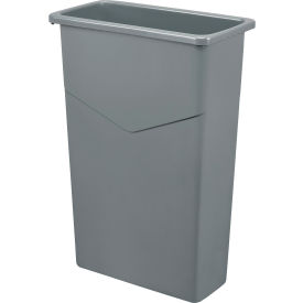 GoVets™ Slim Trash Can 23 Gallon Gray 902GY261