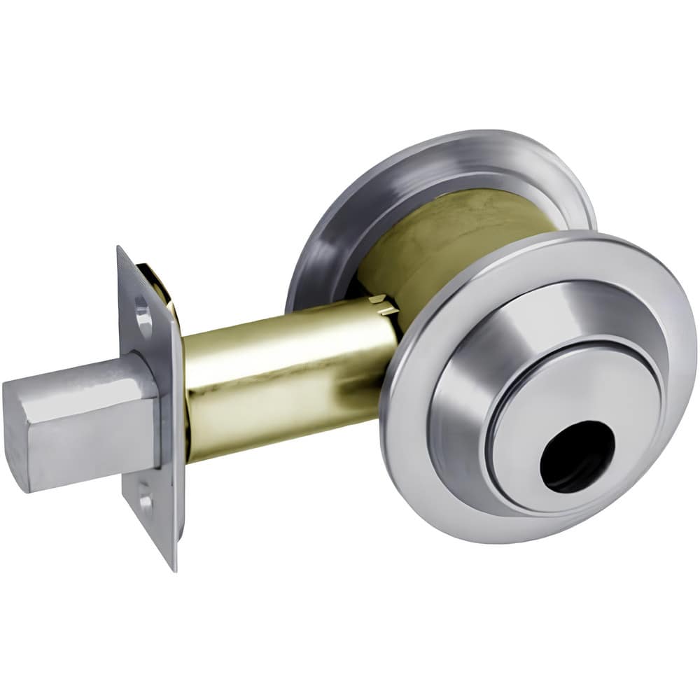 Deadbolts, Deadbolt Type: Deadbolt , Lock Type: Single Cylinder , Key Type: Less Cylinder No Key , Mount Type: Through Hole , Material: Steel  MPN:DL3011-626-LC