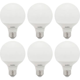 Sunlite® LED G25 Frosted Globe Light Bulb E26 Base 6W 520 Lumens 5000K Daylight Pack of 6 41821-NS