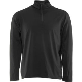 RefrigiWear® 088TRBLKLAR Base Layer Top Black Large 088TRBLKLAR