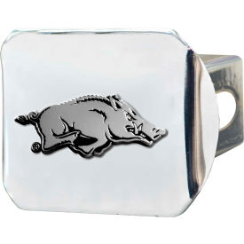 University of Arkansas - 3-D Chrome Hitch Cover 3-3/8