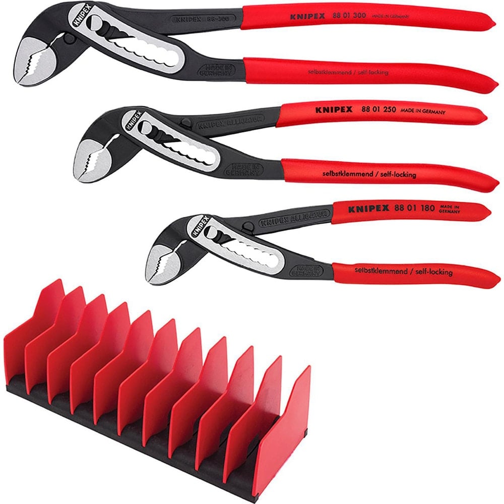 Plier Sets, Plier Type Included: Alligator. Water Pump Pliers , Container Type: None , Handle Material: Non-Slip Plastic , Includes: 88 01 180, 88 01 250 MPN:9K 00 80 139 US