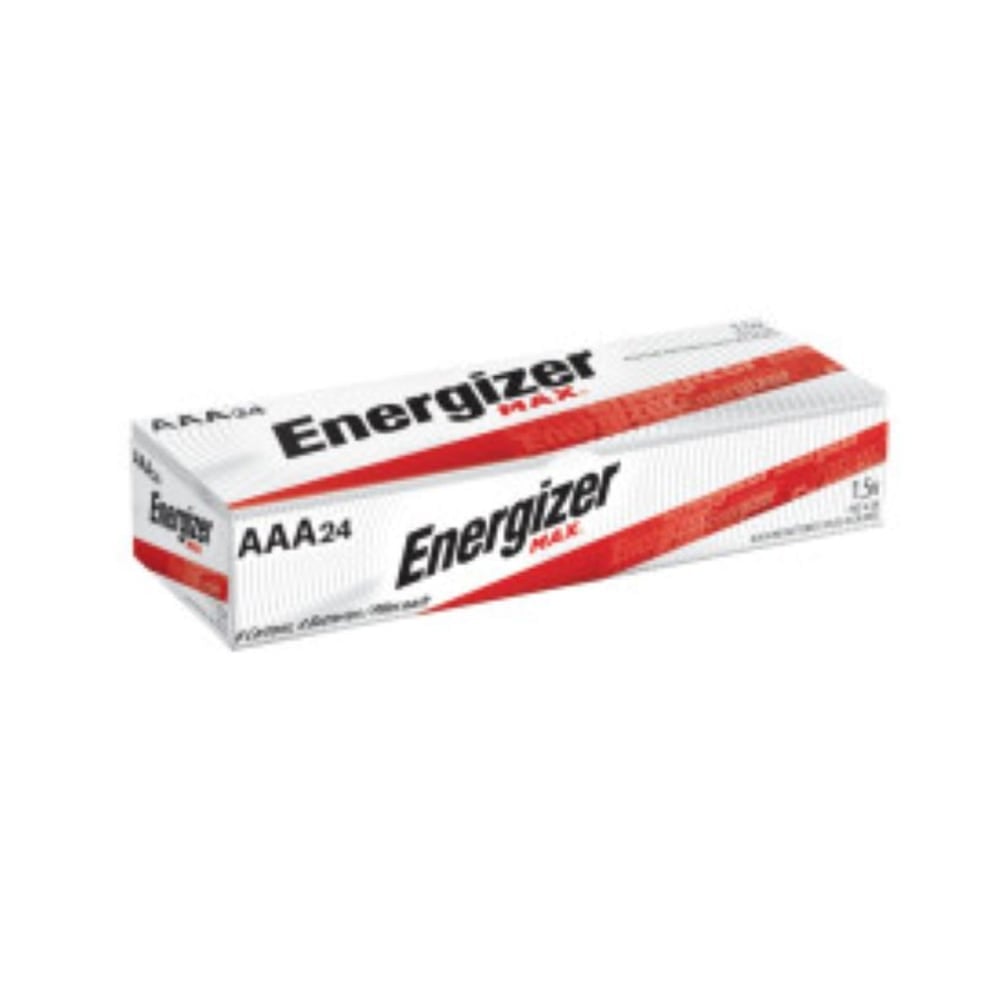 Energizer Max AAA Alkaline Batteries, Pack Of 24 Batteries, E92BP-24 (Min Order Qty 5) MPN:E92-BX