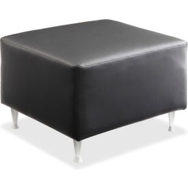 Lorell® Backless Leather Guest Seating - Fuze Modular Series LLR86920