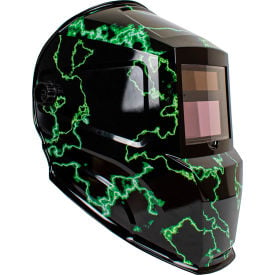 Forney® Lightning ADF Welding Helmet 9-13 Variable Shade Control Black 55864