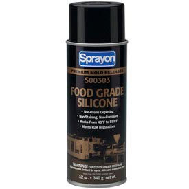 Sprayon MR303 Food Grade Release Agent 12 oz. Aerosol Can - S00303000 - Pkg Qty 12 S00303000