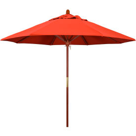 California Umbrella 9' Patio Umbrella - Olefin Sunset - Hardwood Pole - Grove Series MARE908-F27