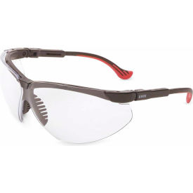 Uvex® S3300HS Genesis XC Safety Glasses Black Frame Clear HS Lens S3300HS