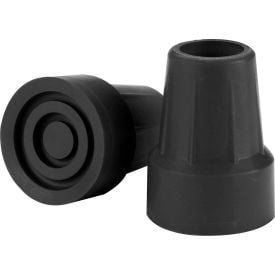 Drive Medical RTL10374BKB Crutch Tips Fits 7/8