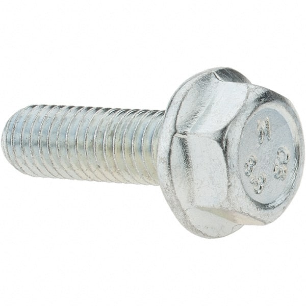 Smooth Flange Bolt: M8 x 1.25 Metric, 25 mm Length Under Head MPN:A996556