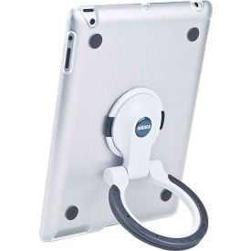 Aidata ISP502CWB SpinStand for iPad 2 3 & 4 Clear Shell with White and Black Ring ISP502CWB