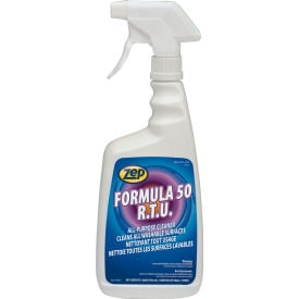 Zep® Formula 50 R.T.U. All Purpose Cleaner Quart Bottle 12 Quarts/Case F50001