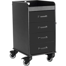 TrippNT Compact Cart w/ Black Drawers 14-3/8