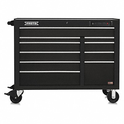 Rolling Tool Cabinet Black Heavy Duty MPN:J555041-10BKPDP