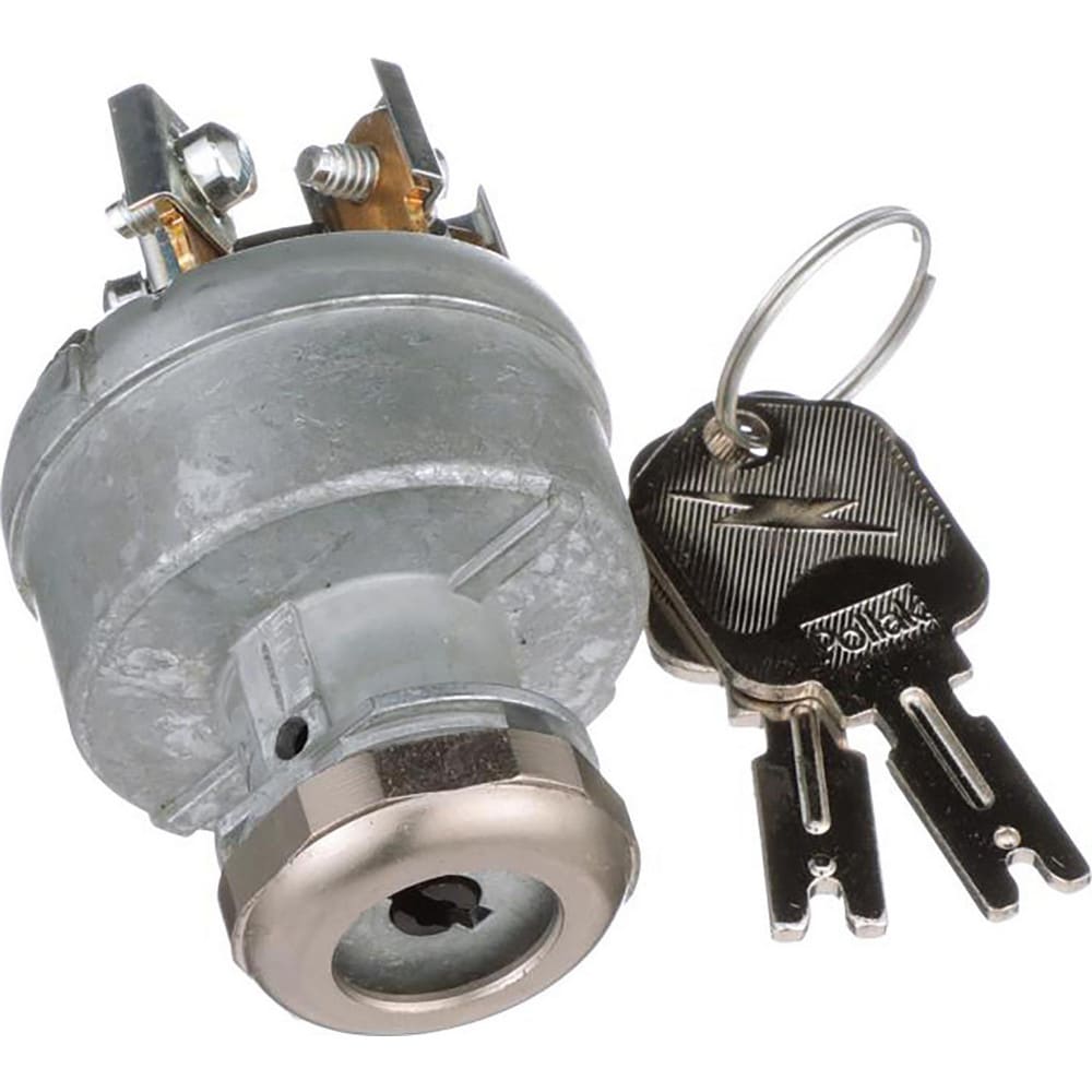 Automotive Switches, Switch Type: Ignition Switch-12v , Number Of Connections: 5 , Contact Form: Screws , Sequence: Off-On/ACC-Start , Amperage: 30  MPN:31-345P