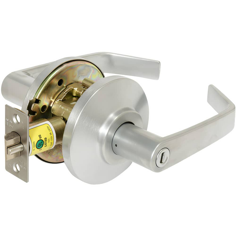 Lever Locksets, Lockset Type: Privacy , Key Type: Keyed Different , Back Set: 2-3/4 (Inch), Cylinder Type: Non-Keyed , Material: Metal  MPN:7KC30L15DS3626