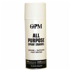 GPM All Purpose Fast Drying Flat Enamel 10 oz. Aerosol Can White - 542637 542637