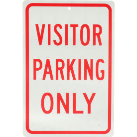 GoVets™ Aluminum Sign - Visitor Parking Only - .063