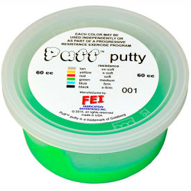 Puff LiTE™ Color-Coded Exercise Putty Medium Green 60cc 10-1403