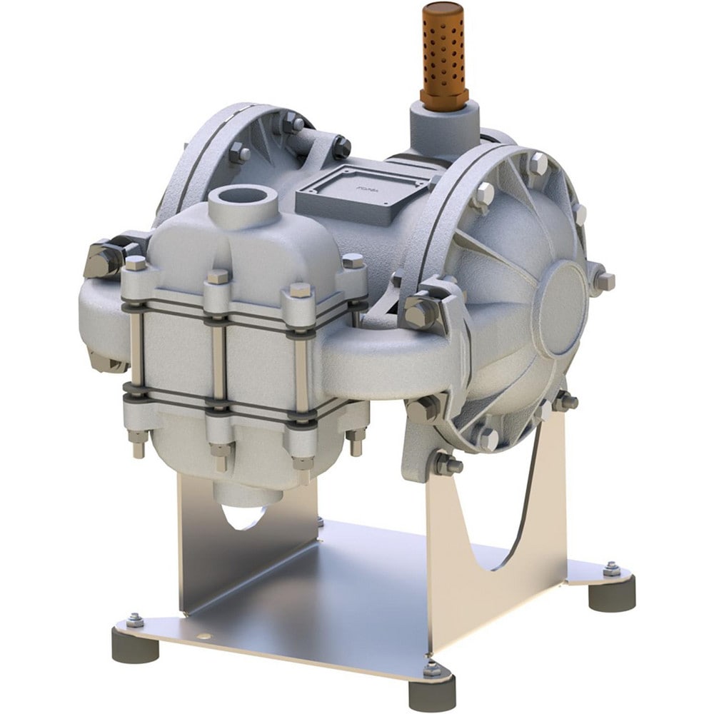 Air-Operated Diaphragm Pumps, Maximum Flow Rate (Gpm - 2 Decimals): 42.00 , Maximum Working Pressure: 125.000 , Thread Type: NPT , Inlet Size: 1in  MPN: