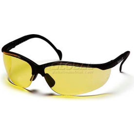 Venture Ii® Safety Glasses Amber Lens  Black Frame - Pkg Qty 12 SB1830S