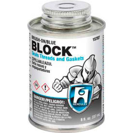 Hercules 15707 Block Thread Sealant- Screw Cap With Brush 1/2 Pt. - Pkg Qty 24 15707