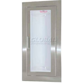 Activar Inc. SS Fire Extinguisher Cabinet Clear Acrylic Bubble Window Fully Recessed 1535F25