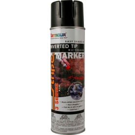 Stripe® 3-Series Street & Utility Marking Paint 20 oz. Black (Asphalt) 20-363 12/Case 20-363