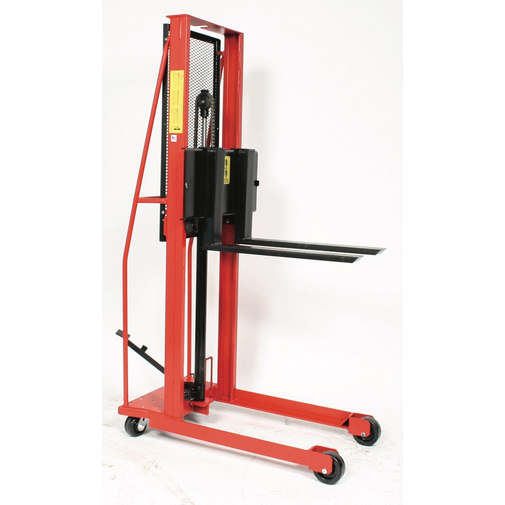 Manually Operated Lifts, Lift Type: Steel Stacker Lift , Type: Stacker , Load Capacity: 100lb , Load Capacity (Lb. - 3 Decimals): 100.000  MPN:260054