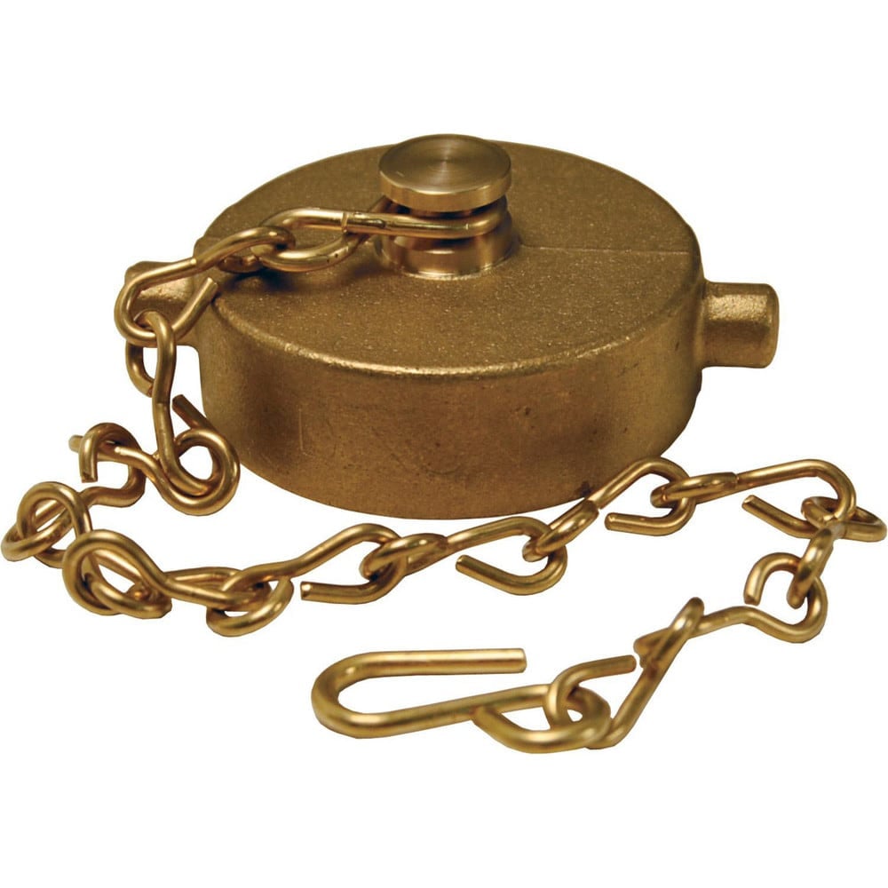 Brass & Chrome Pipe Fittings, Fitting Type: Brass Cap , Fitting Size: 2-1/2 , End Connections: Compression Cap , Material Grade: 360  MPN:FC250F