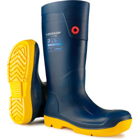 Dunlop®SeaPro Purofort® Full Safety Knee Boots Steel Toe Size 10 Blue EH62F3310