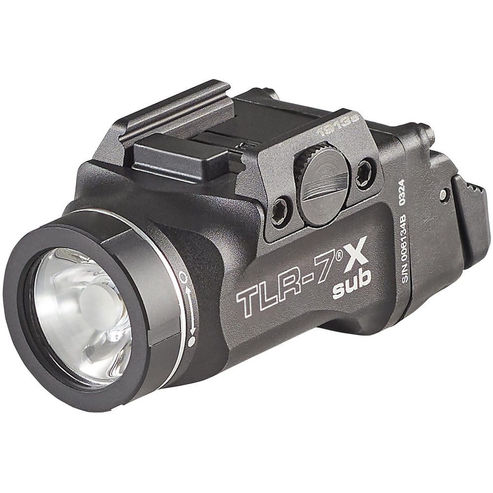 Weapon-Mounted Flashlights, For Use With: 1913 short Subcompact Handguns , Bulb Type: LED , Lumens: 500 , Laser Sight: No Laser Sight  MPN:69407