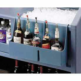 Cambro BAR54SR401 - Speed Rail 5-bottle Slate Blue BAR54SR401