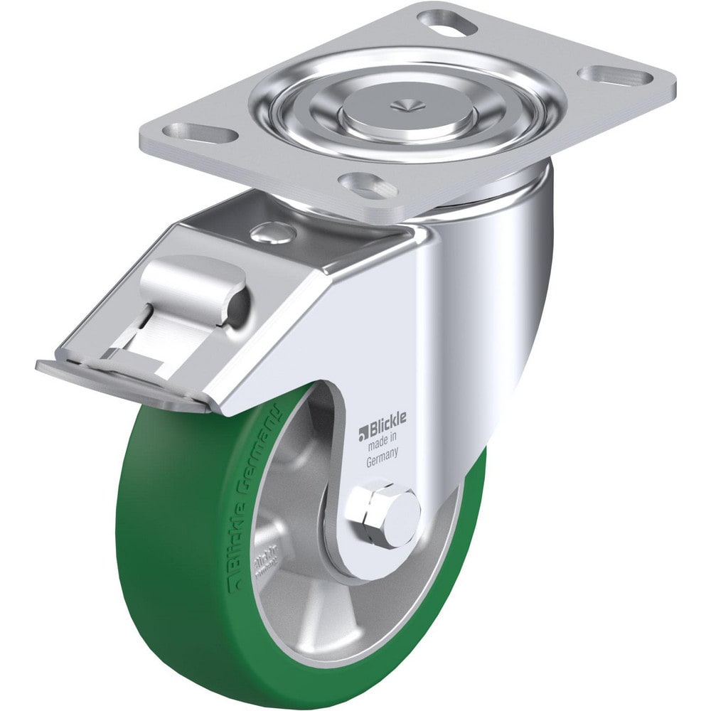 Top Plate Casters, Mount Type: Plate , Number of Wheels: 1.000 , Wheel Diameter (Inch): 6 , Wheel Material: Polyurethane , Wheel Width (Inch): 2  MPN:910304