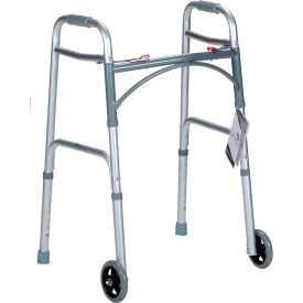 Dynarex Two Button Folding Walker W/ 5