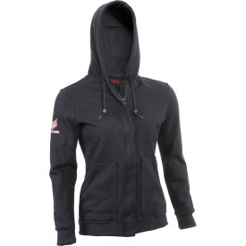 DRIFIRE® Women's Flame Resistant Zip Front Hoodie XL Tall Navy SWSI2ZW-XLT
