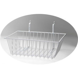 Horizon Mfg. White Wire Basket 5084-W 12