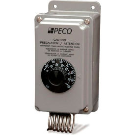 PECO Industrial Multi-Stg. Temperature Controller TH109-009 Temp. Range 40°-100°F Nema 4X 68427