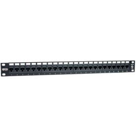 Tripp Lite 24-Port 1U Rack-Mount Cat6/Cat5 110 Patch Panel 568B RJ45 Ethernet TAA Compliant N252-024