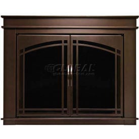 Pleasant Hearth Fenwick Fireplace Glass Door Oil Rubbed Bronze FN-5700 37-1/2