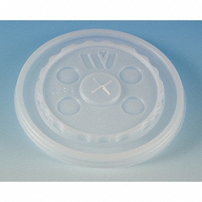 Cold Cup Lid Button Straw Slot PK1000 MPN:L18S